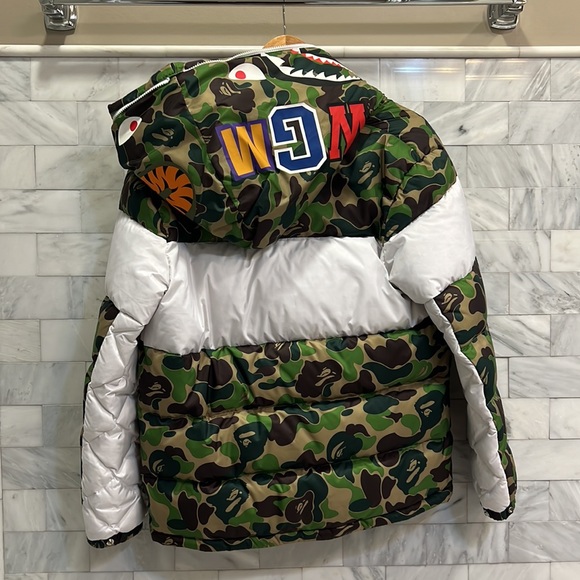 Bape X Adidas camo puffy jacket - Picture 4 of 5
